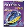 Avery 047318 Matte White CD Labels for CD Stomper Pro (15-Pack)