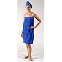 Bathrobes Online - Women's 100% Turkish Terry Cotton Shower Bath Body Wrap Towel with adjustable velcro on chest - SAME DAY SHIPPING!