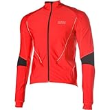 Gore Bike Wear Men's Power Thermo Jersey, Red/Black, Medium