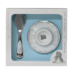 Me to you Christening Fine Bone China Egg Cup & Spoon