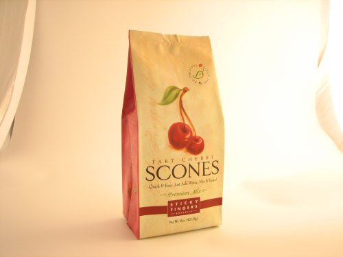 English Scones Mix Tart Cherry 15 Oz by Sticky Fingers Bakeries