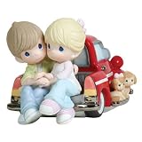 Precious Moments Limited Edition Couple On Pick Up Truck Figurine 