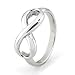 Sterling Silver Infinity Ring - Available Size: 4, 4.5, 5, 5.5, 6, 6.5, 7, 7.5, 8, 8.5, 9 Sterling Silver Infinity Ring - Available Size: 4, 4.5, 5, 5.5, 6, 6.5, 7, 7.5, 8, 8.5, 9