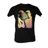 White Men Can't Jump Poster Classic Comedy Basketball Movie Film Flick Adult Black Tee T-Shirt, XL
