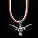 Texas Longhorns Double Cord Necklace NCAA College Athletics