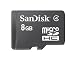 Sandisk microSDHC 8GB Class4 変換アダプター付属 サンディスク バルク品