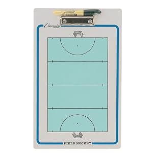 Champion Sports Dry-Erase Field Hockey Clipboard by 