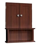 Review Stacks and Stacks  / 3-Way Mirror With Open Shelf - Chesterfield (Espresso) (21.5