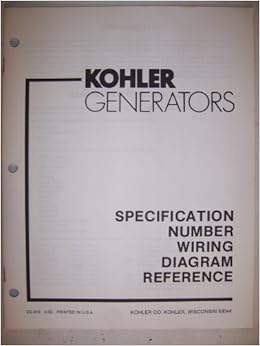 Kohler Generators - Specification Number Wiring Diagram ... kohler 4cm21 generator wiring diagram 