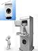 Zwischenbaurahmen f�r Waschmaschine auf Trockner z.B. AEG Bosch  von Conny Celver�  neu im Set mit 4 x Schwingsd�mpfer
