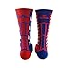 Epivive Velocity American Flag Patriotic Athletic Crew Socks Royal Blue / Red (Medium)