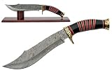 Szco Supplies Damascus Strip Bowie Knife