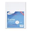 20Lb Quadrille Pads With 5 Squares/Inch, Ltr, White, 10 50-Sheet Pads/Pack
