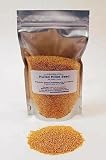 Organic Hulled Millet Seeds - 1 Lb - Sprouting Seed / Cereal Grain In Resealable Bag- Grow Millet Sprouts In Any Sprouter - Suitable To Sprout , Toast, Use In Cooking Recipes, Birdseed, Bird Seed, Pilaf, Porridge, Breakfast Cereal & More.