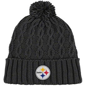 Pittsburgh Steelers Ladies Knit Hat with Pom