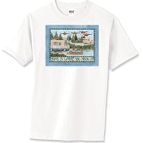 Home Is Where You Hook Up - Fishing, Boating and Surfing Premium T-Shirt