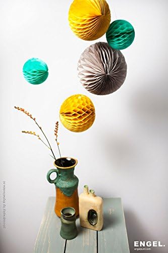 Engel Bunting Honeycomb Paper Hangings Set - Retro