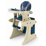 Foundations Transitions High Chair, Blue/Almond