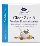 Derma e Clear Skin 3 Problem Skin Moisturizer, 2 oz (56 g) (Pack of 2)