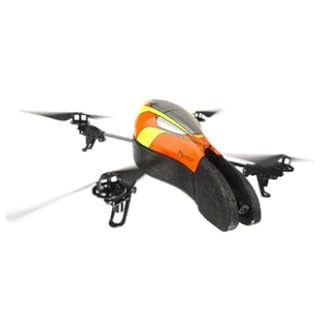 AR. Drone with Outdoor Hull (Orange/ Yellow)