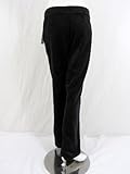 IMAGE OF Style & Co Woman Sport plus size black velour pants 1X