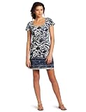 Lucky Brand Womens Chantel Border Print Dress
