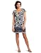 Lucky Brand Women's Chantel Border Print Dress, Blue Multi, Small Lucky Brand Women's Chantel Border Print Dress, Blue Multi, Small