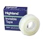 Highland Invisible Permanent Mending Tape, 3/4 x 1296 Inches, 1 Inch Core, Clear (6200341296)