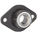 Spyraflo BFM-500-HT 2-Bolt Hole, Steel Flange with a 1/2" inch Inner-Diameter, Self-Aligning, High Performance PTFE Impregnated Bronze Bearing