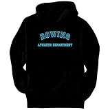 RETRO Rowing ATHLETICS DEPARTMENT Sports Mens Hoodie (Black, Sizes X-Small - XXX-Large) RETRO Rowing ATHLETICS DEPARTMENT Sports Mens Hoodie (Black, Sizes X-Small - XXX-Large)
