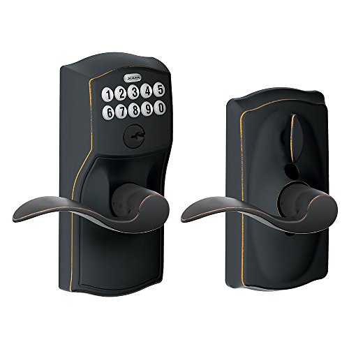 Schlage fe595vcam716acc camelot keypad accent lever doo…