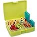 Leak-proof Bento Lunch Box with 5 Removable Containers (Translucent Lime)