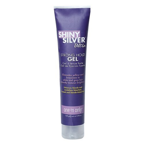 One 'n Only Shiny Silver Ultra Strong Hold Gel, 6 Ounce Health Beauty