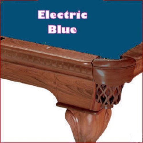 electric blue pool table cloth