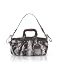 Francesco Biasia Diva Dream Snake - Python and Calf Leather Satchel Bag Roccia