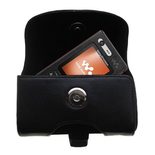 Horizontal Leather Case with Belt Clip/Loop for the Sony Ericsson w880i
