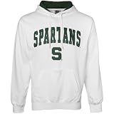 Michigan State Spartans White Classic Twill Hoody Sweatshirt