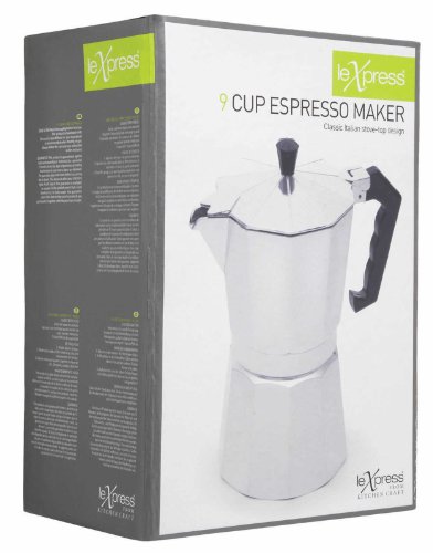 Kitchen Craft Le'Xpress Cafetière italienne 9 tasses 360 ml (Import Grande Bretagne)