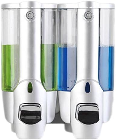 2Single Pump Wall Mounted Soap Shampoo Dispenser Shower Helper for Bathroom Kitchen Bedroom Hospital Hotel best decorative bathrooms