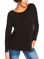 SO CACHEMERE Jersey Agathe (Negro)
