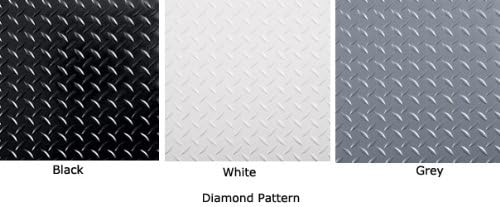 Better Life Technology Vinyl Peel &amp; Stick Tile 12 Inch x 12 Inch Case Of 40-Diamond Tread Slate Gray