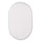 Simply Shabby Chic Oval with Crochet Trim Bath Rug - 21x34"