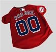 Officially Licensed by MLB - Boston Red Sox Dog Baseball Jersey - Small