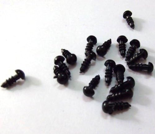 100x Plastic Animal Bear Doll Safety Screw Eyes with Safty Back Pad TOY Fingding Craft DIY 6 Mm NEW by yoyostore2013