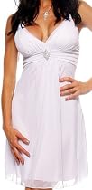 Women Dresses: Sexy Sleeveless Rhinestone Evening Prom Party Mini Dress