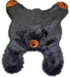 Decorative Black Bear Floor Throw Area Rug With A Realistic Fur Feel (Great Wall Hanging)