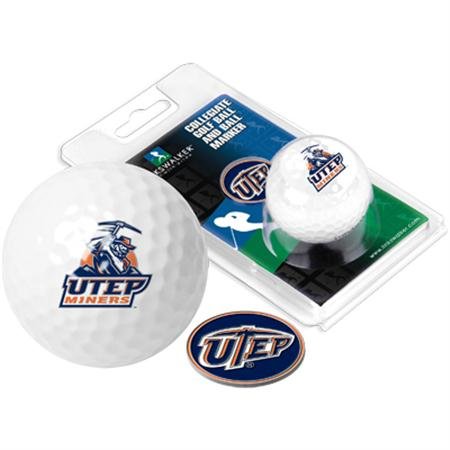 Texas El Paso Miners Utep Ncaa Collegiate Logo Golf Ball Ball Marker