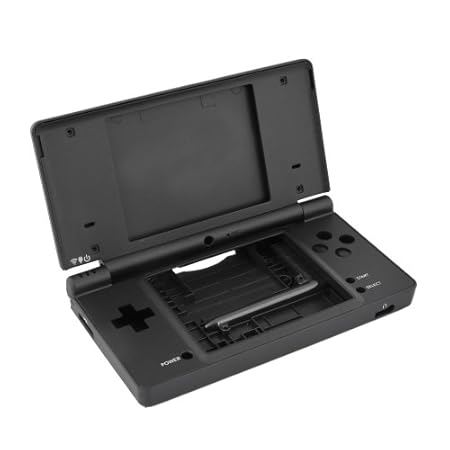 Ebest - Black Nintendo NDSI DSI NDS DSI Complete Full Housing Shell Case Replacement Repair Fix