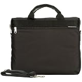14 inch Black Dual Compartment Laptop Notebook Messenger Bag Carrying Case