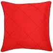 Decorative Handmade Cushion Cover / Pillow Sham With Diamond Pattern - Cherry Red